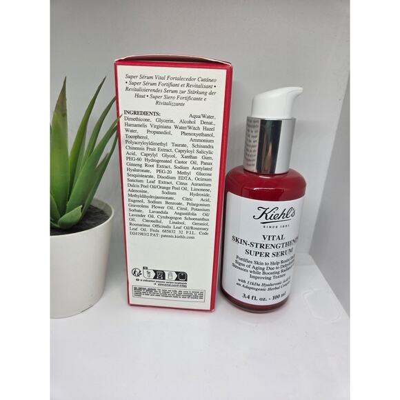 Kiehl's Vital Skin Strengthening Super Serum 3.4fl Retail $150 - Picture 4 of 4